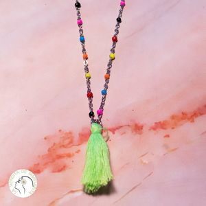 * 2/$15 * Handmade tassel necklace
